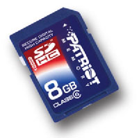 Patriot memory 8GB SDHC Class 6 (PSF8GSDHC6)